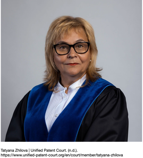 Европейски патентен съдия Жилова
